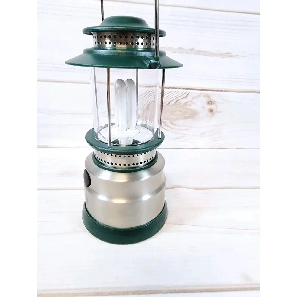 GE SteelBeam Fluorescent Camping Light Lantern 17000 Excellent